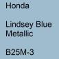 Preview: Honda, Lindsey Blue Metallic, B25M-3.